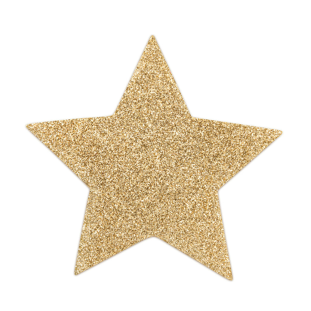 Bijoux Indiscrets Flash Pastie - Star Gold - Casual Toys