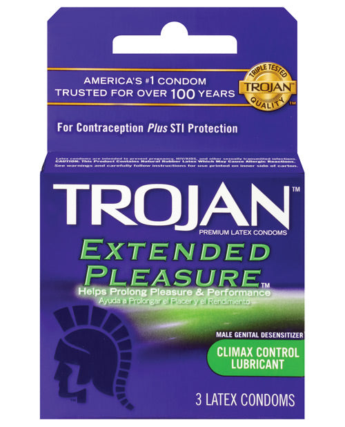 Trojan Extended Pleasure Condoms - Casual Toys