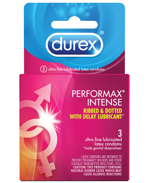 Durex Performance Intense Condom - Box Of 3 - Casual Toys