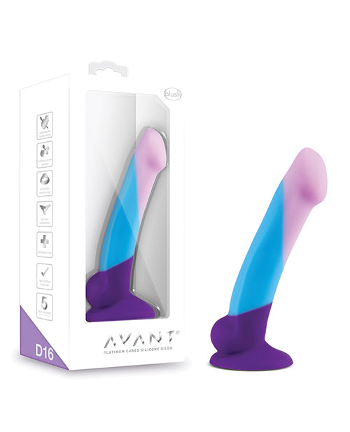 Blush Avant D16 Silicone Dildo - Purple Haze - Casual Toys