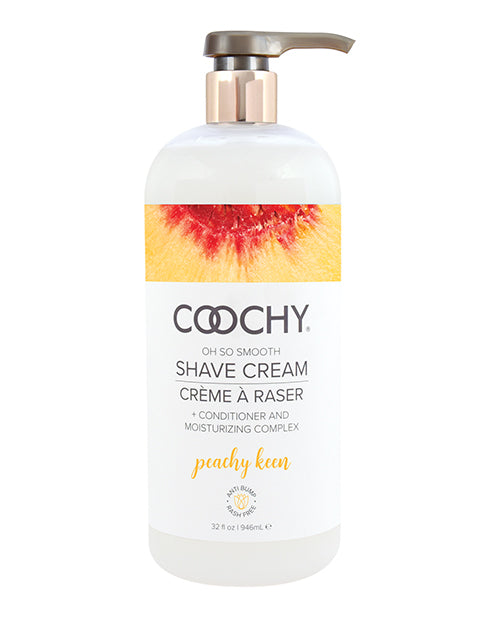 Coochy Shave Cream - 32 Oz Peachy Keen - Casual Toys