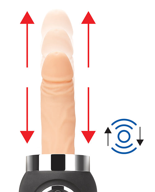 Lux Fetish Rechargeable Thrusting Compact Sex Machine W-remote - Casual Toys