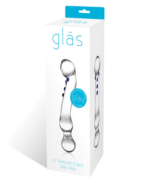 Glas 6" Curved G-spot Glass Dildo - Casual Toys