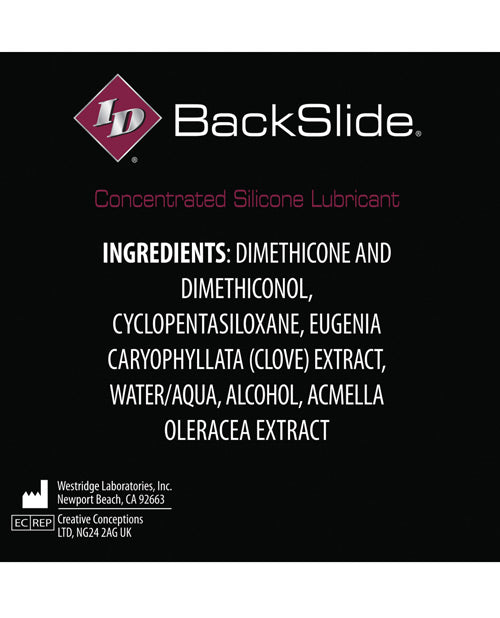 Id Backslide Anal Lubricant - 4.4 Oz - Casual Toys