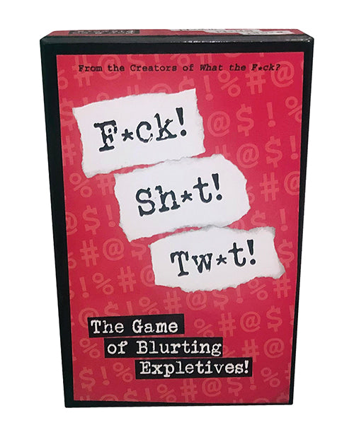 F Ck! Sh T! Tw T! Card Game - Casual Toys