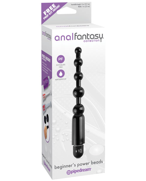 Anal Fantasy Collection Beginners Power Beads - Black - Casual Toys