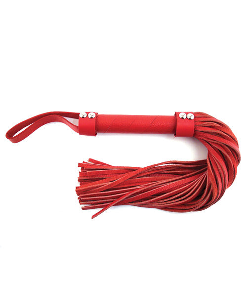 Rouge Short Leather Flogger - Casual Toys