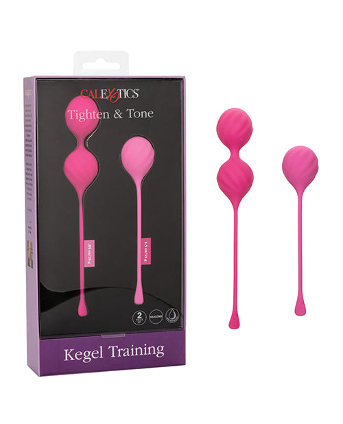 Kegel Training 2 Pc Set - Pink - Casual Toys