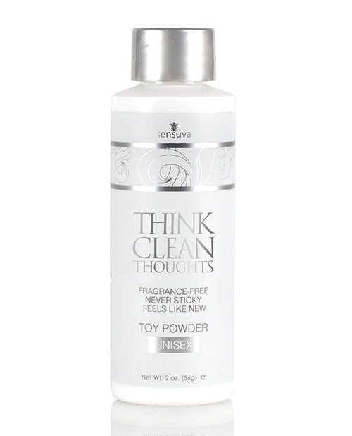 Sensuva Think Clean Thoughts Toy Powder - 2 Oz Bottle - Casual Toys