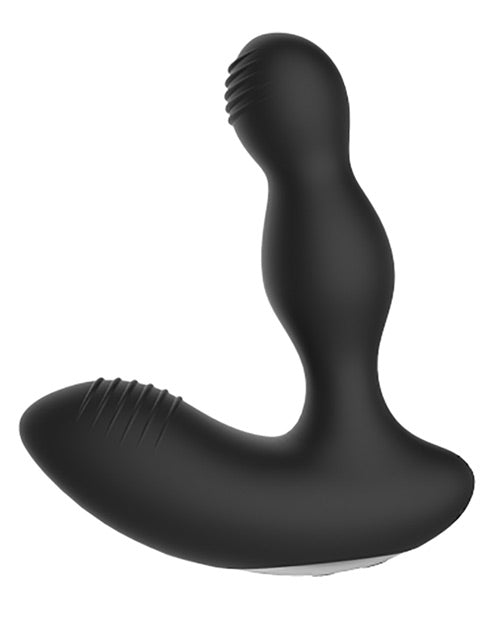 Shots Electroshock E-stimulation Vibrating Prostate Massager - Black - Casual Toys
