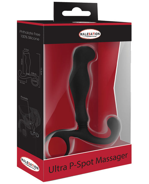 Malesation Ultra P Spot Massager - Black - Casual Toys