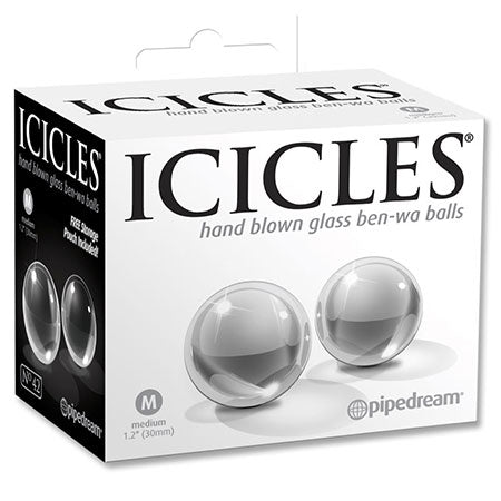 Icicles No. 42 Medium Glass Ben-Wa Balls - Casual Toys