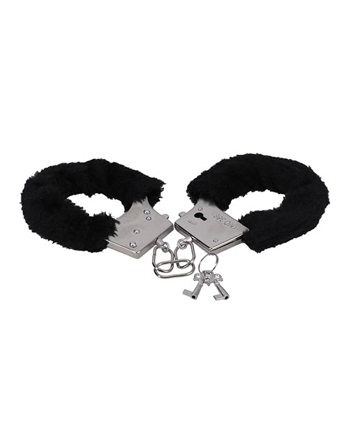In A Bag Furry Handcuffs - Black