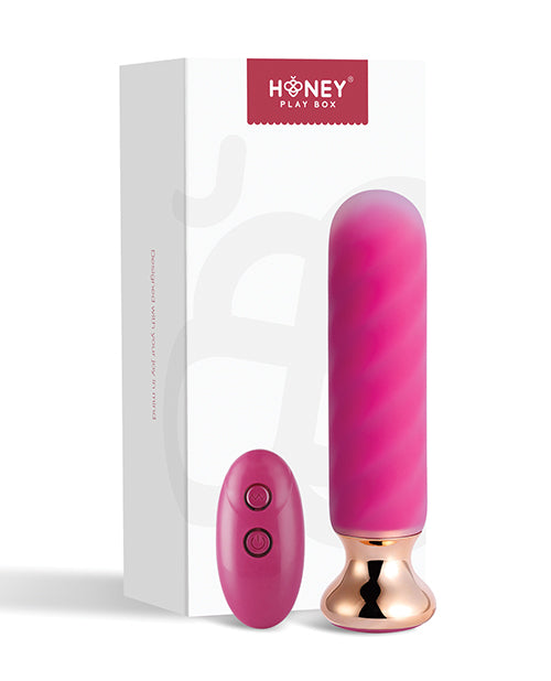 Rose Twister Hands-Free Remote Vibrating Anal Plug