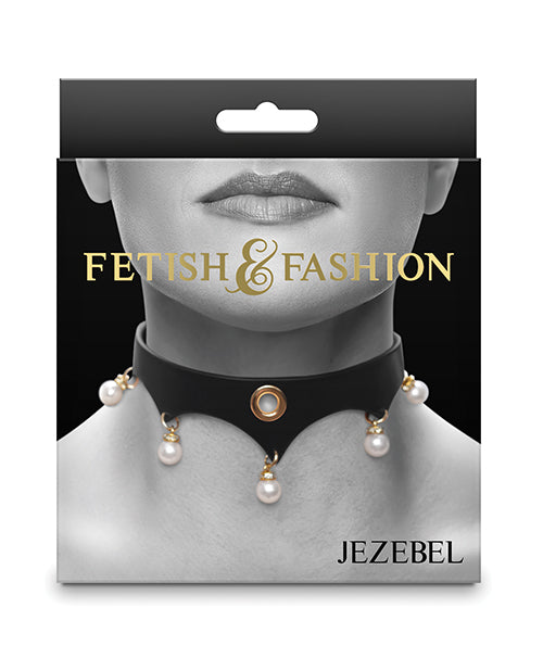 Fetish & Fashion Jezebel Collar - Black