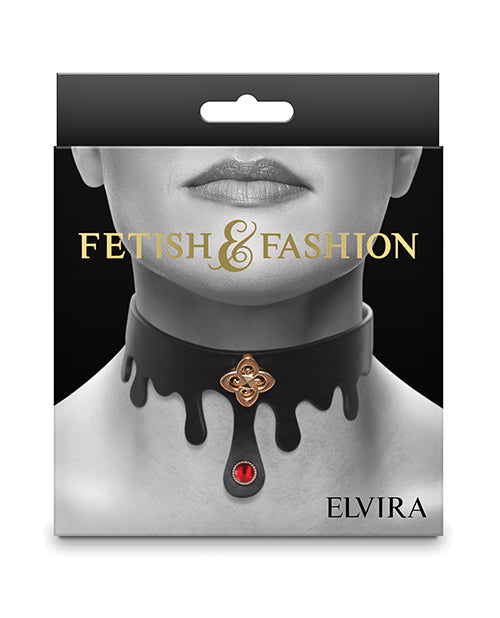 Fetish & Fashion Elvira Collar - Black
