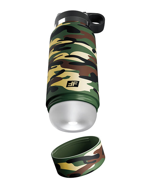 PDX Plus Fap Flask Happy Camper Stroker - Frosted/Camo