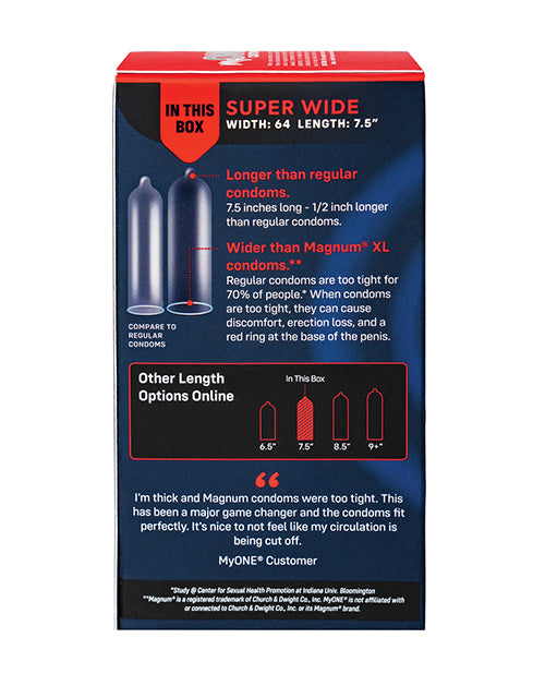 My One Super Wide Condoms - Pack of 10
