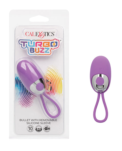 Turbo Buzz Bullet Stimulator w/Removable Silicone Sleeve