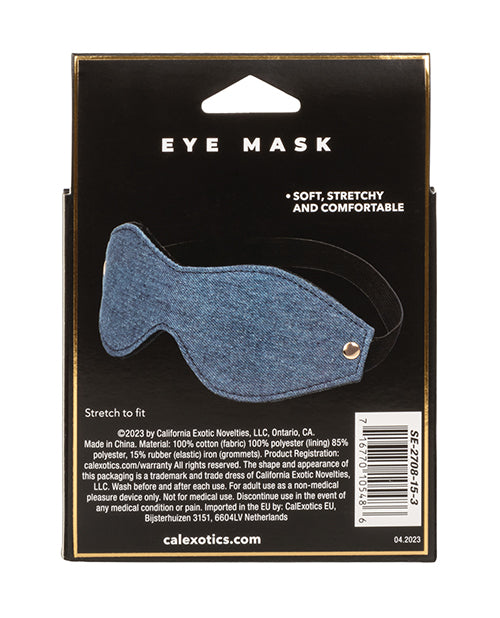 Ride 'em Premium Denim Collection Eye Mask