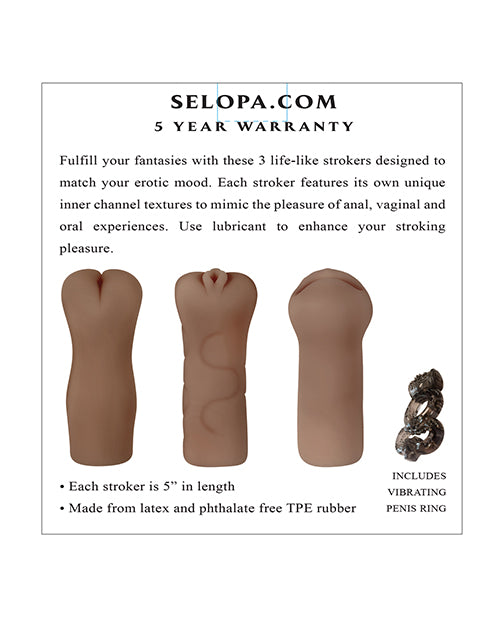 Selopa Party Pack Strokers - Dark