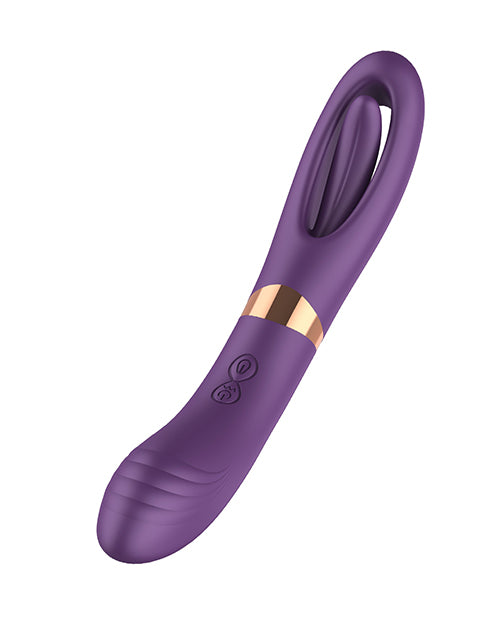 Lisa Flicking G-spot Vibrator - Purple