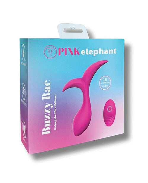 Pink Elephant Buzzy Bae Rechargeable Vibe w/Remote