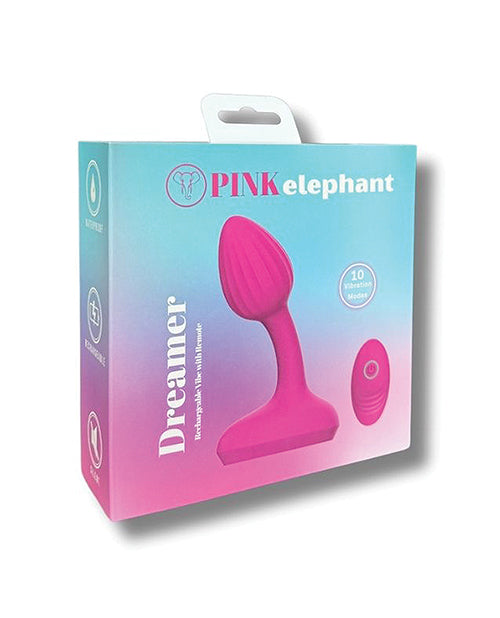 Pink Elephant Dreamer Rechargeable Vibe w/Remote