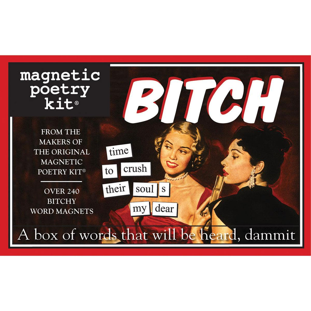 Magnetic Poetry Kit: Bitch Edition - Casual Toys