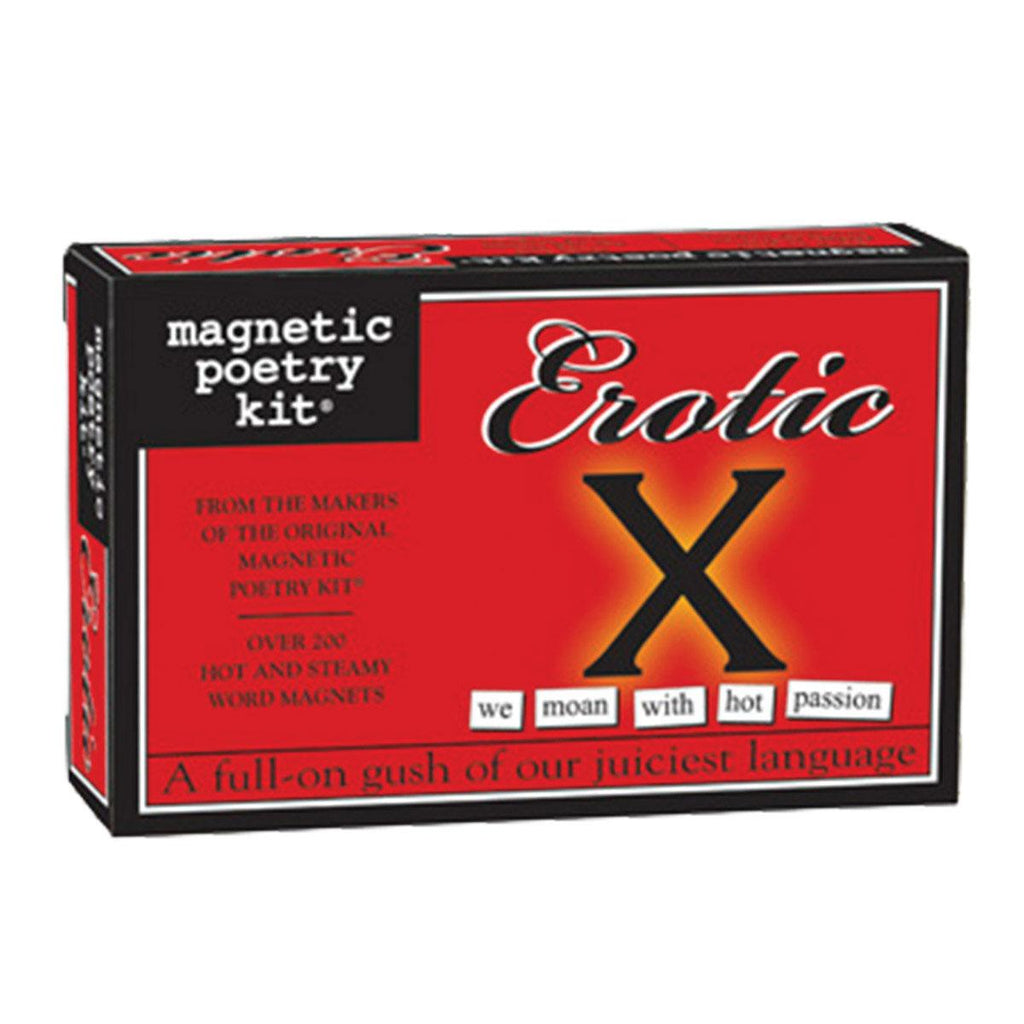 Magnetic Poetry Kit: Erotic X Edition - Casual Toys
