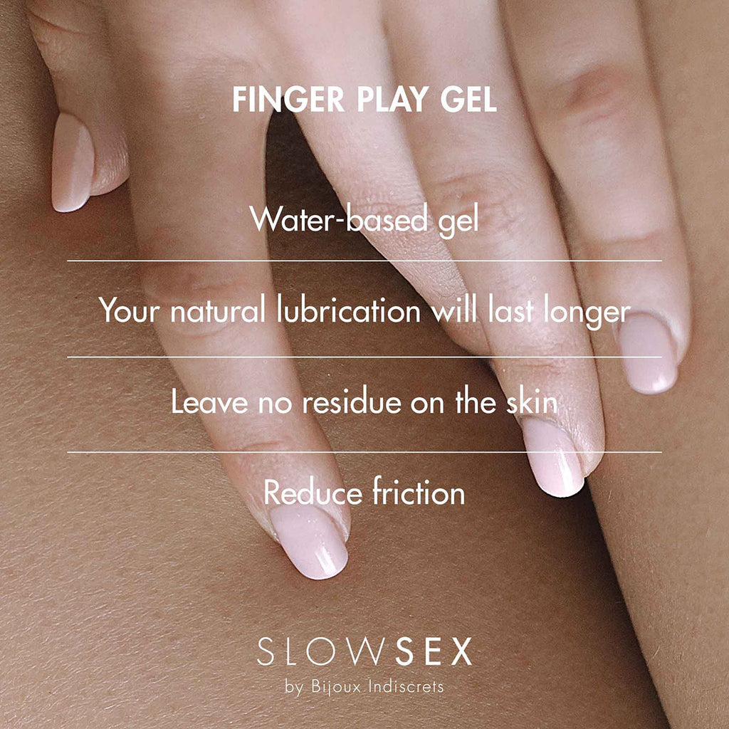 Bijoux Indiscrets Slow Sex Finger Play Gel 1oz - Casual Toys