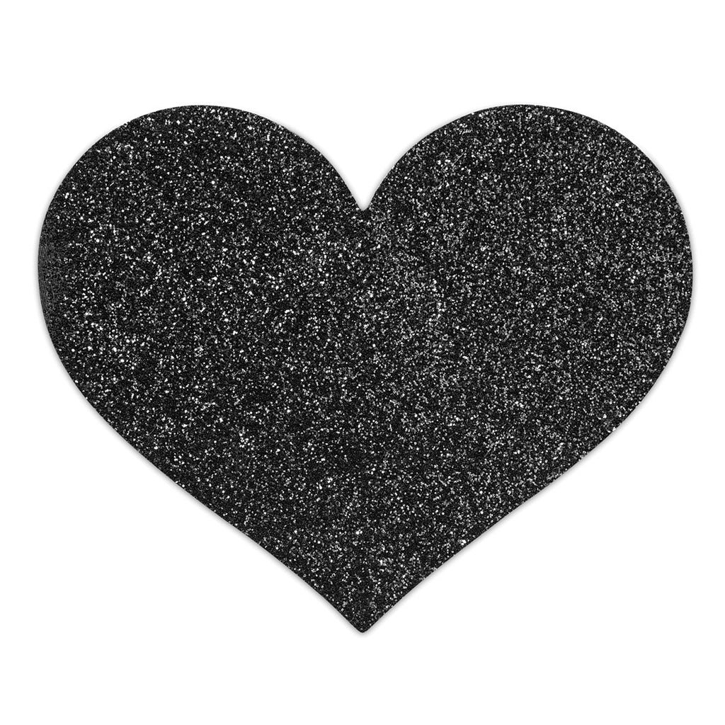 Bijoux Indiscrets Flash Pastie - Heart Black - Casual Toys