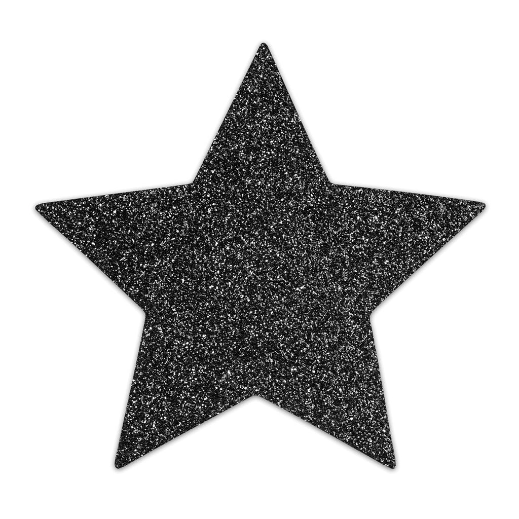 Bijoux Indiscrets Flash Pastie - Star Black - Casual Toys