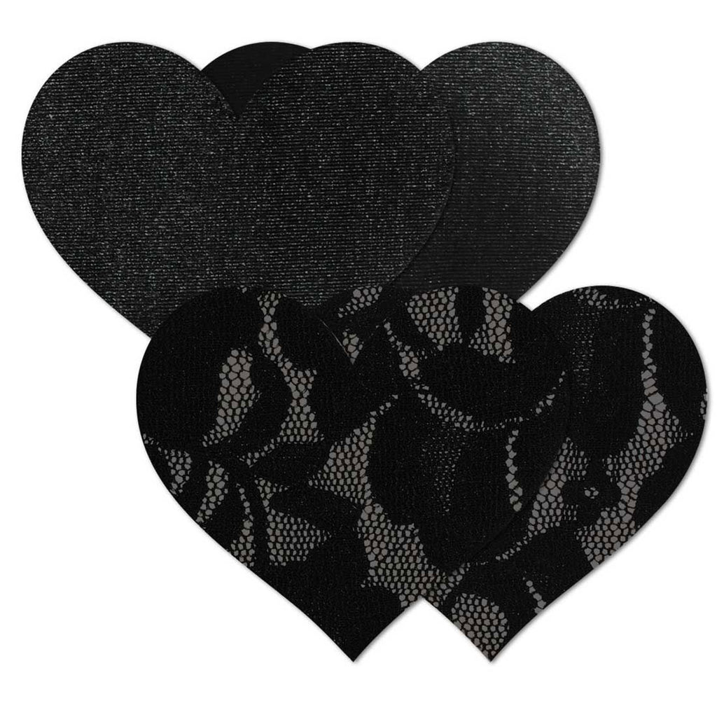 Nippies Basics Black Hearts - Size B - Casual Toys