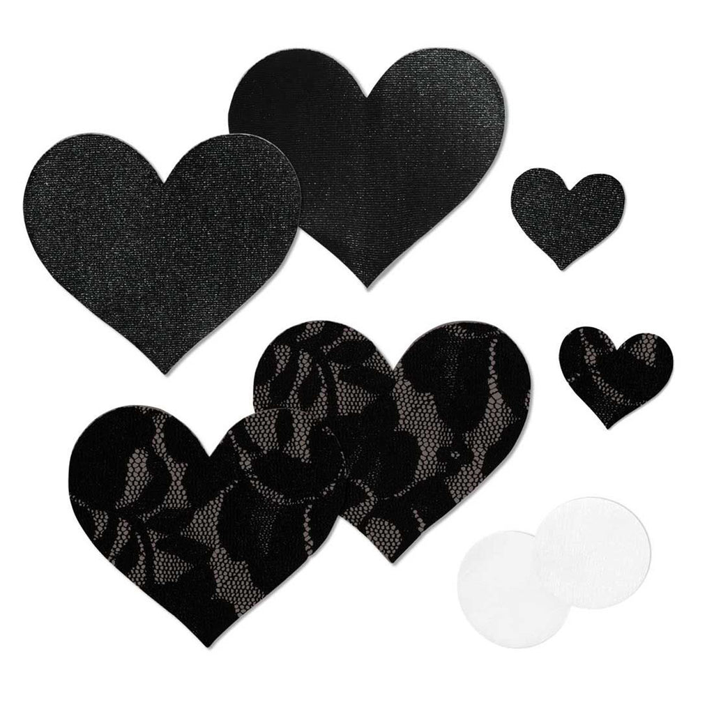 Nippies Basics Black Hearts - Size C - Casual Toys
