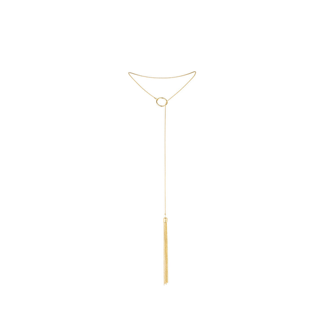 Bijoux Indiscrets Magnifique Collection Tickler Pendant - Gold - Casual Toys