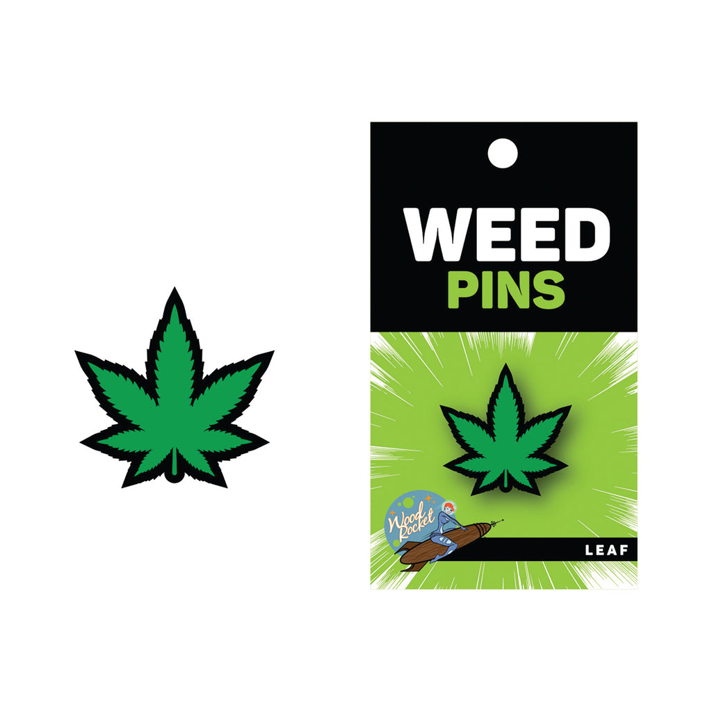 WoodRocket Marijuana Green Pin - Casual Toys