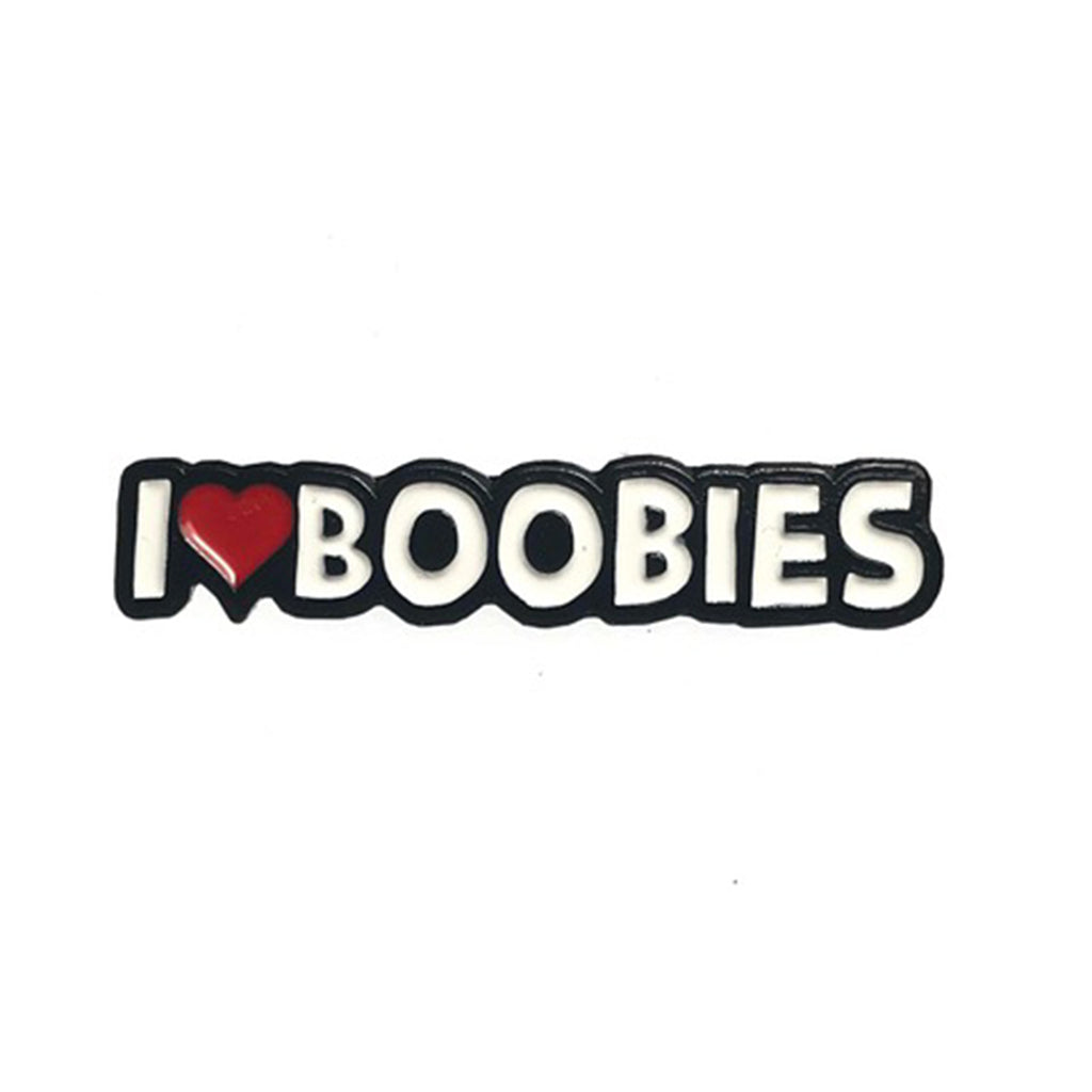 Geeky & Kinky I Heart Boobies Pin - Casual Toys