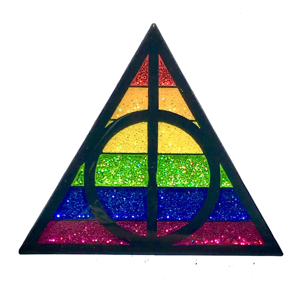 Geeky & Kinky Pride Triangle POTTER Pin - Casual Toys
