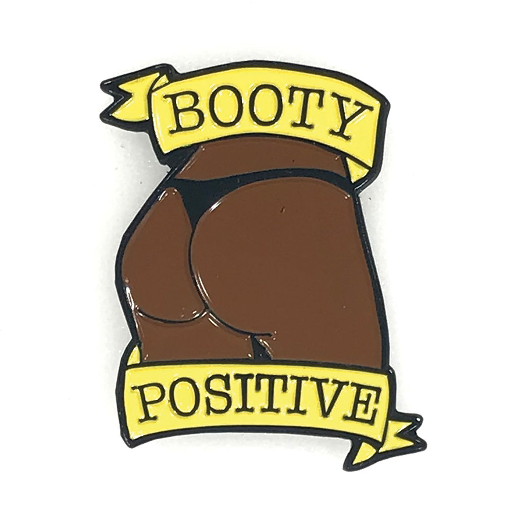 Geeky & Kinky Booty Positive Chocolate Dark Pin - Casual Toys