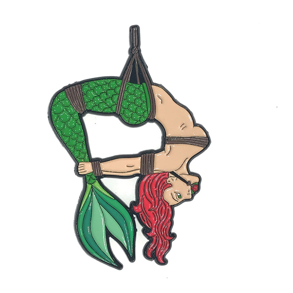 Geeky & Kinky Mermaid Red Hair Green Tail Bound Pin - Casual Toys
