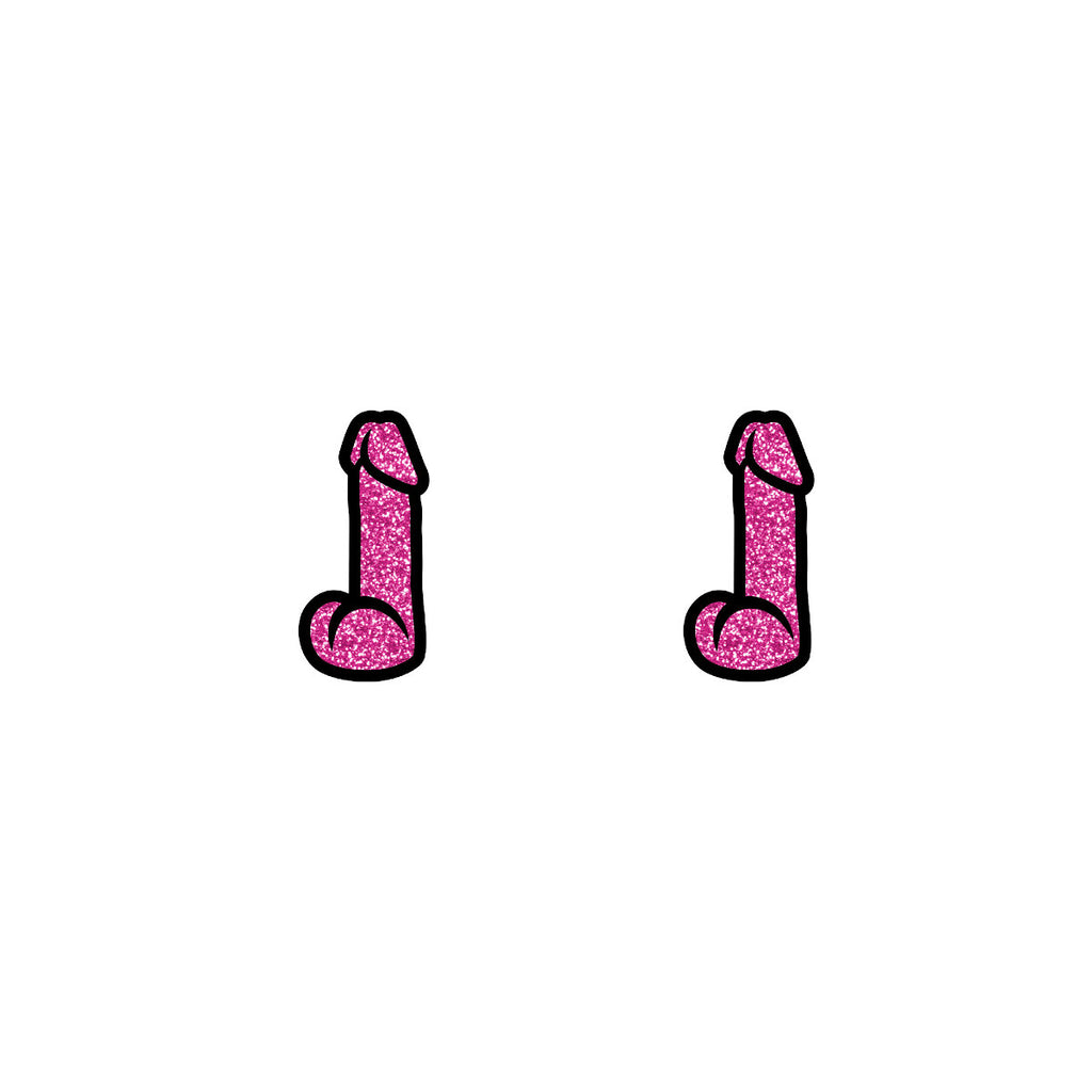 WoodRocket Dildo Pink Earrings - Casual Toys