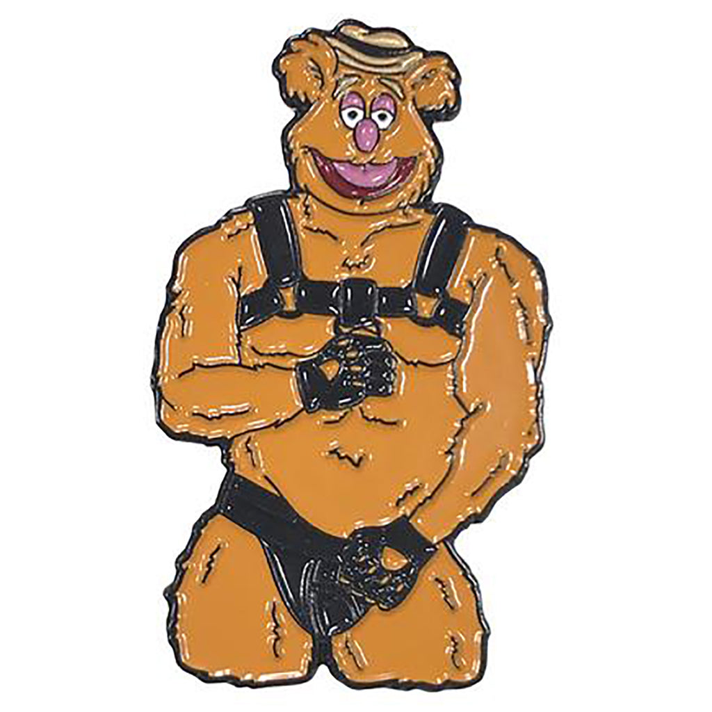 Geeky & Kinky Fozzie Leather Pin - Casual Toys