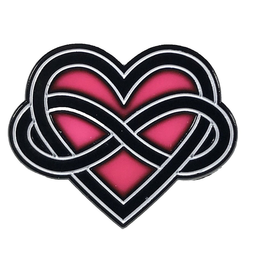 Geeky and Kinky Polyamory Pin - Casual Toys