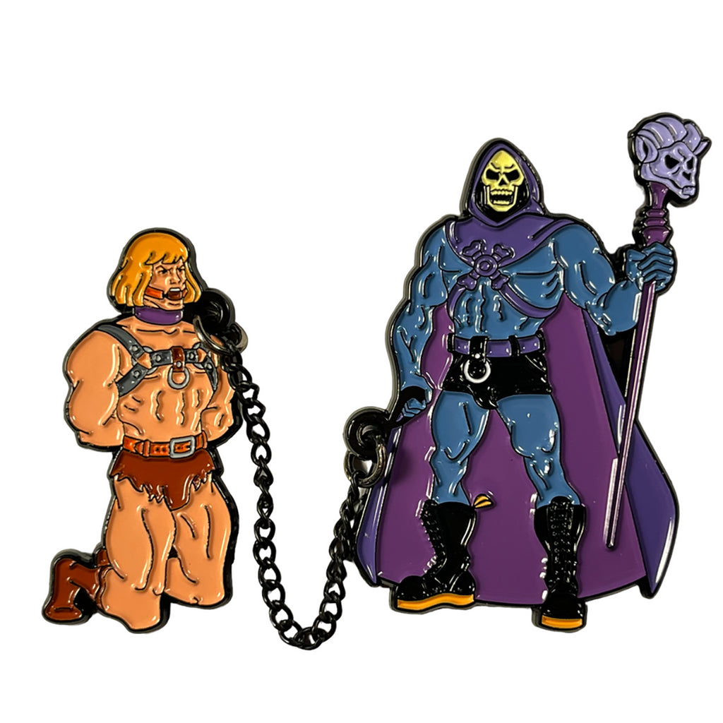Geeky & Kinky Skeletor Chained He-Man Duo Pin