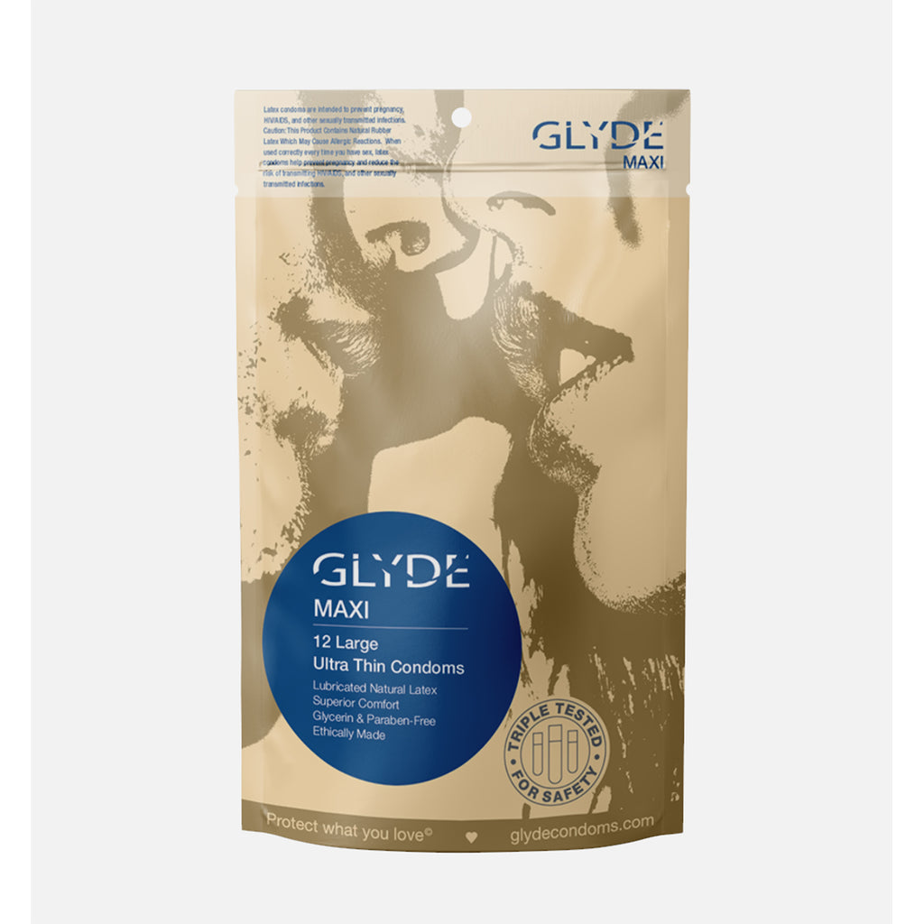 Glyde Maxi Condoms 12pk - Casual Toys