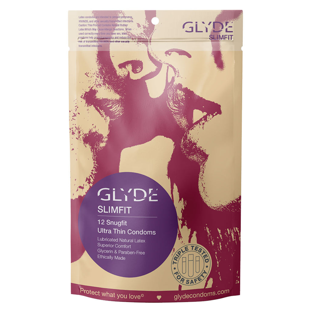 Glyde Slimfit Condoms 12pk - Casual Toys