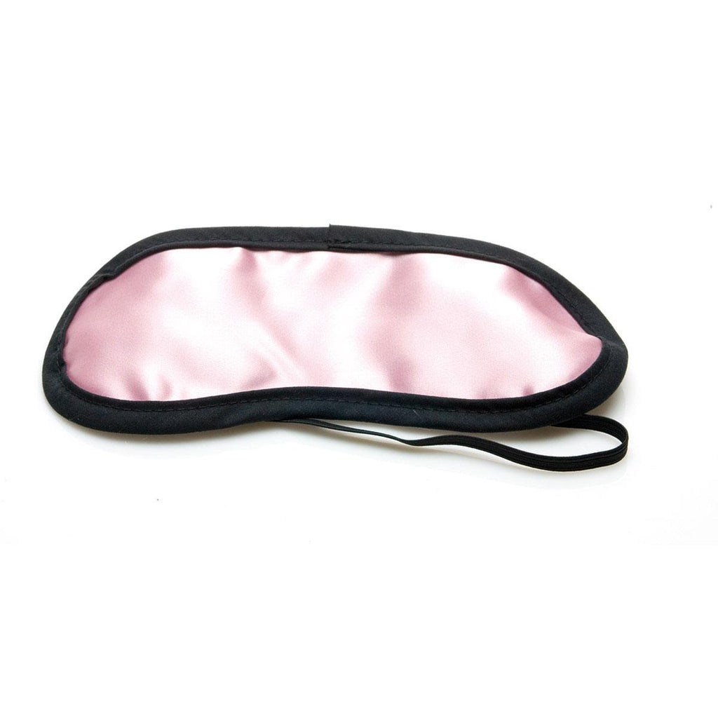 Sex Kitten Pink Satin with Black Trim Eye Mask - Casual Toys