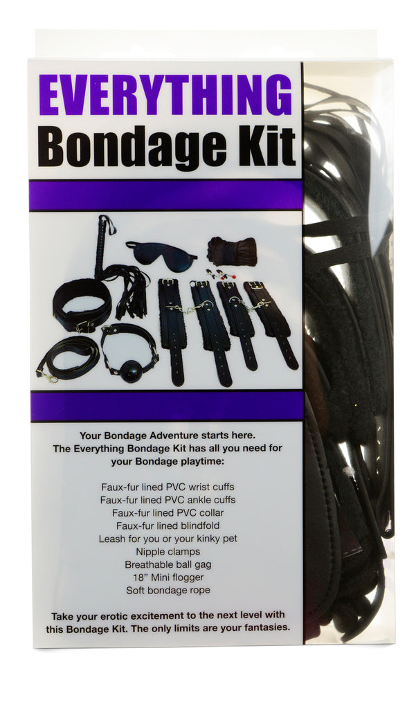 Everything Bondage Kit - Black - Casual Toys
