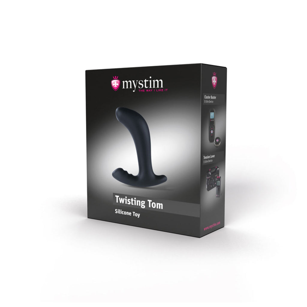 Mystim Twisting Tom with E-Stim, black - Casual Toys